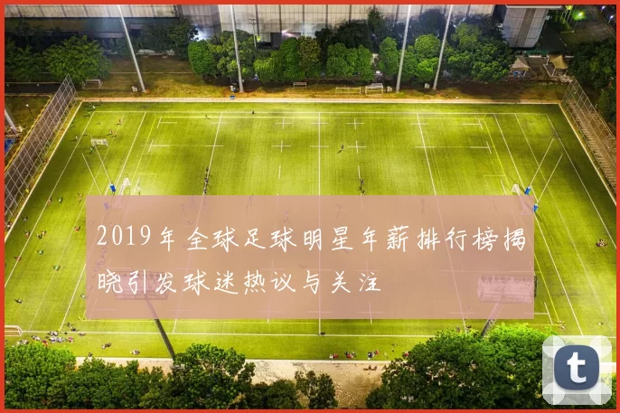2019年全球足球明星年薪排行榜揭晓引发球迷热议与关注