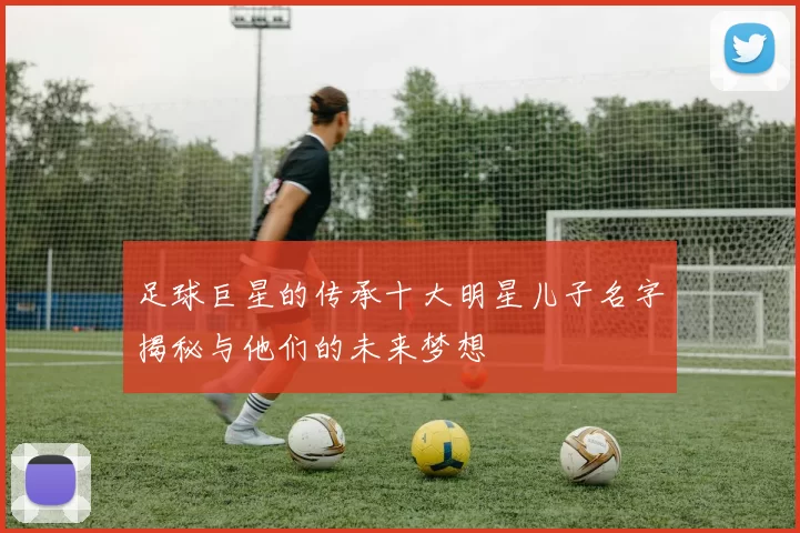 足球巨星的传承十大明星儿子名字揭秘与他们的未来梦想