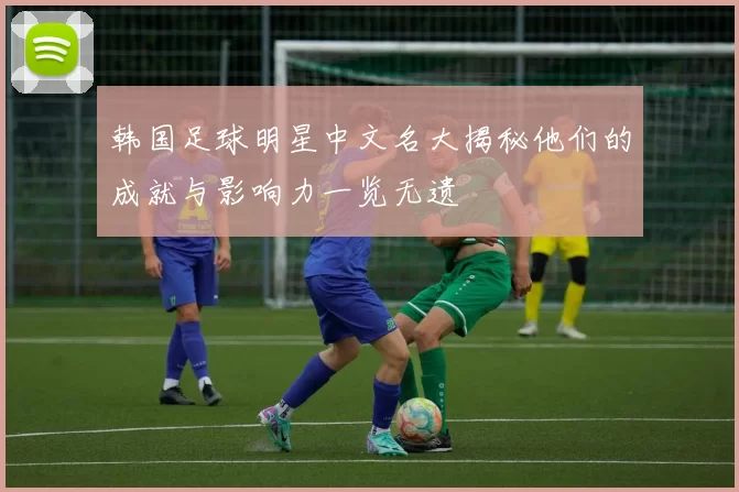 韩国足球明星中文名大揭秘他们的成就与影响力一览无遗